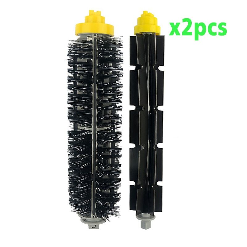 Replacement Part Kit For iRobot Roomba 600 Series 610 620 625 630 650 660 Vacuum Beater Bristle Brush+VFilter+side Brush-2pcs-set