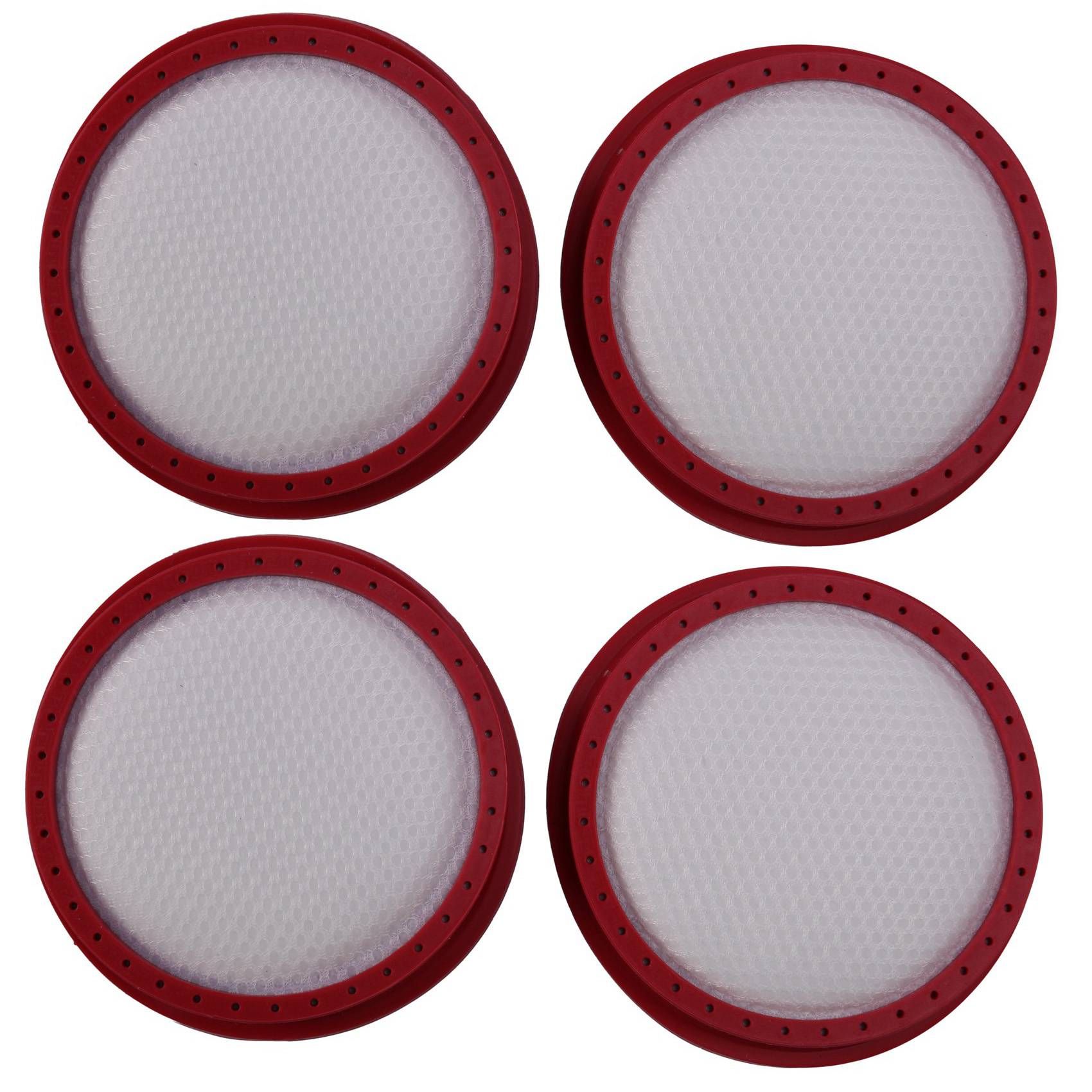 4Pcs for Dibea D18 D008Pro Hand-Held Vacuum Cleaner Round Washable Filter Meshes Filter Vacuum Cleaner Filter