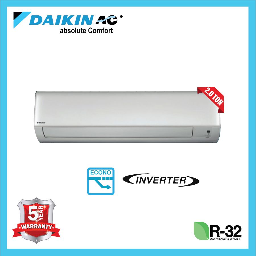 Daikin ডিলাক্স ইনভার্টার 2 টন এয়ার কন্ডিশনার ftkl24টিভি 16td
