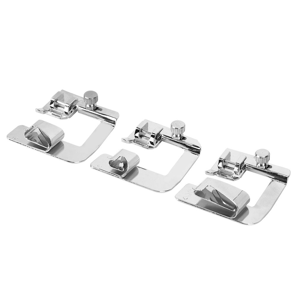 Presser Foot Set 3 PCS Rolled Hem Pressure Sewing Machine