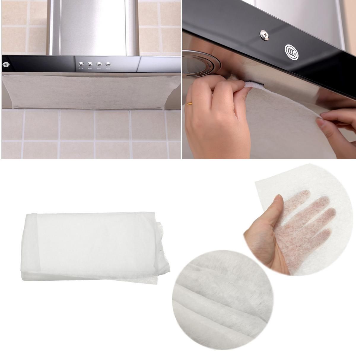 1PCS Universal Cooker Hood Extractor Fan Grease Filter Paper Home Kitchen 45x60cm