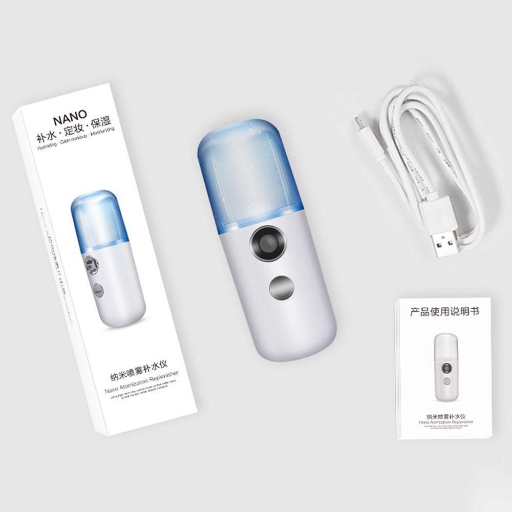 TE Portable Mini Mist Spray Facial Moisturizing Face Humidifier Water Sprayer
