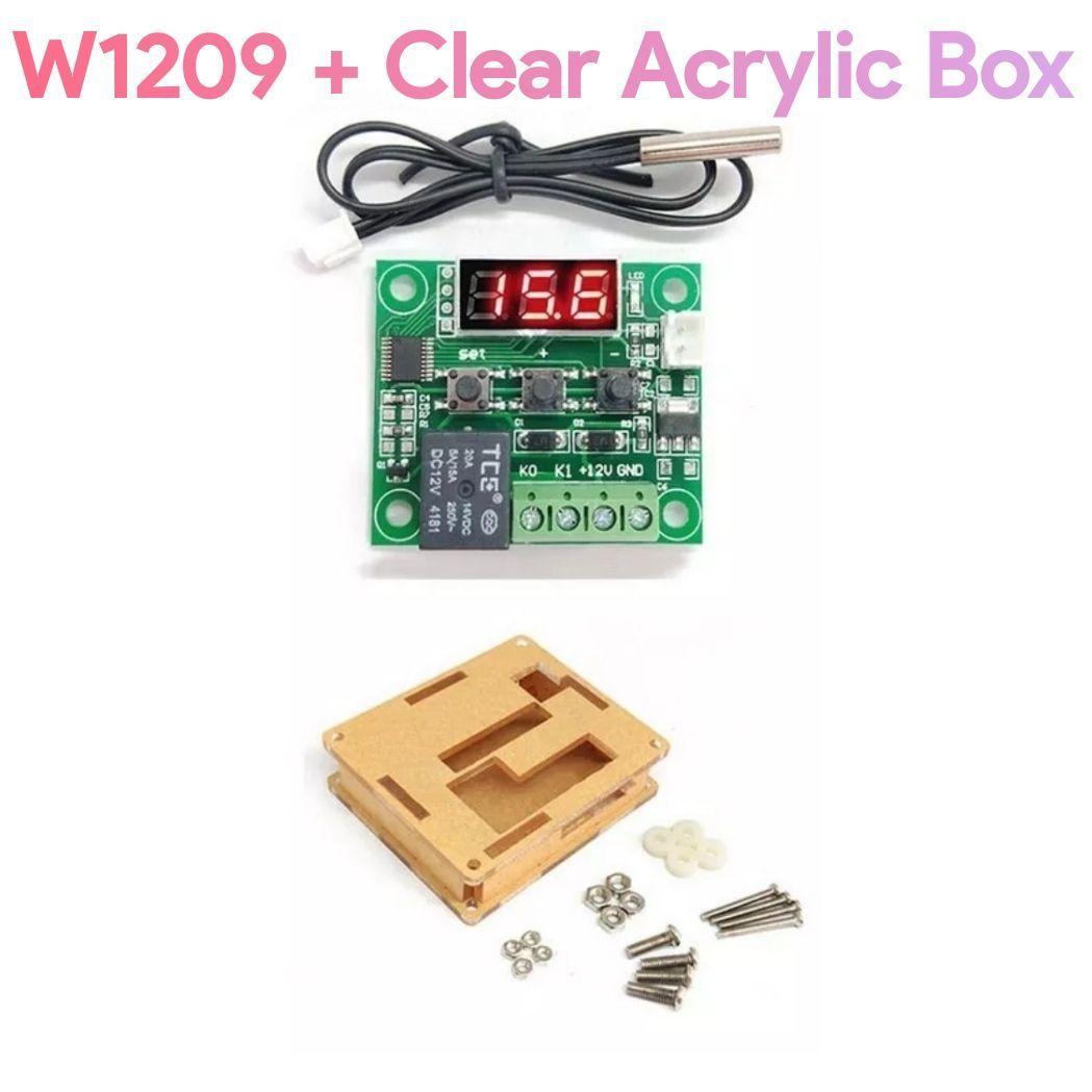 W1209 +Clear Plastic Casing Combo for Egg Incubator System