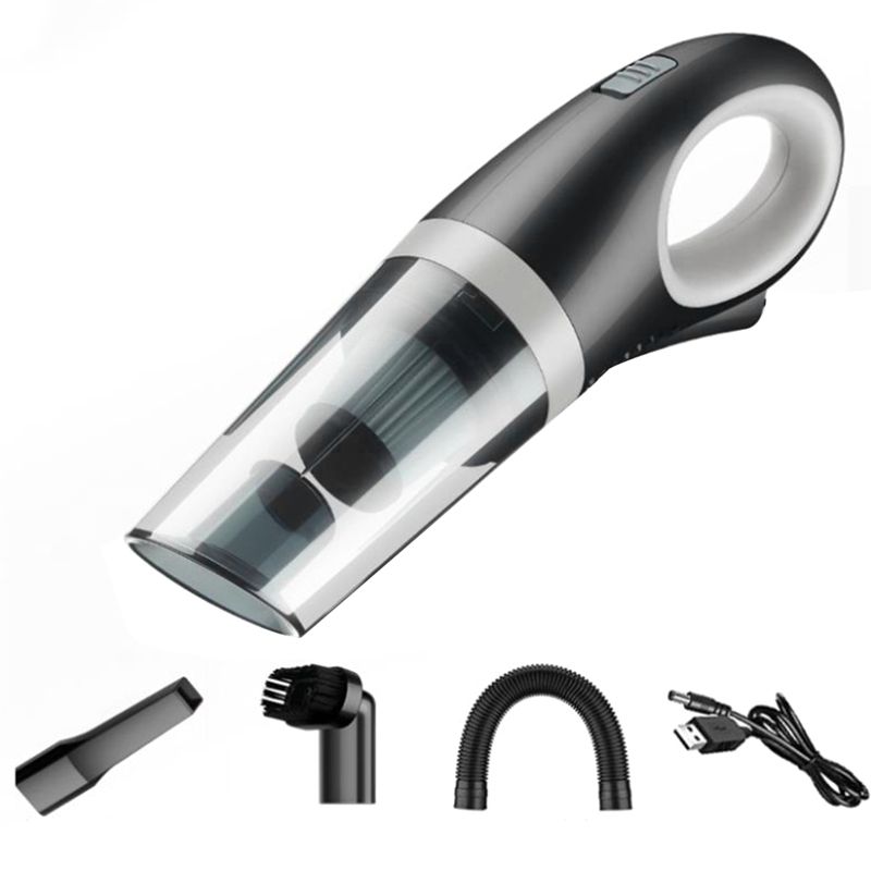 অফিস হোম ক্লিনার ধূসরের জন্য 120w 5000pa পোর্টেবল ওয়্যারলেস গাড়ি ভ্যাকুয়াম ক্লিনার স্ট্রং সাকশন রিচার্জেবল হ্যান্ডহেল্ড