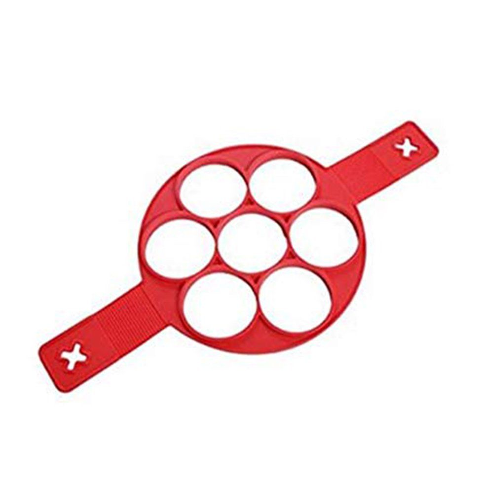 Seven-Hole Circular Omelette Food  Sil Porous Pancakes Baking Tools