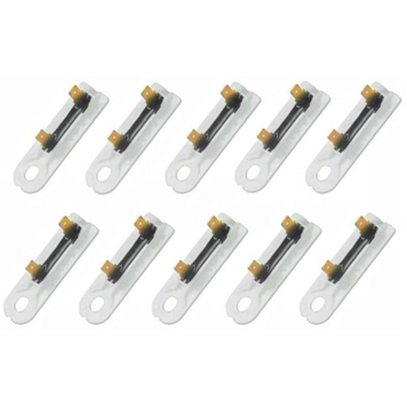 10Pcs Dryer Fuse Parts Home Appliance Washing Machine Fuse Fuse 3392519 for Whirlpool Kenmore Roper
