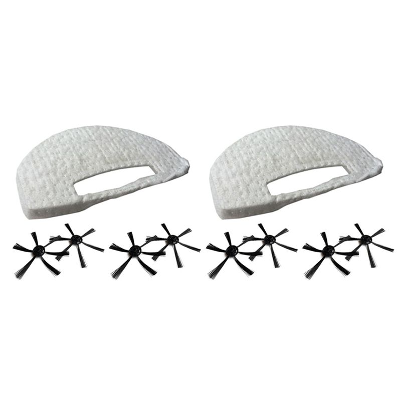1Set Attachment Spare Filters Parts for Isweep S320 Vacuum Cleaner Sweeping Accessory Robot Replacement Brushes