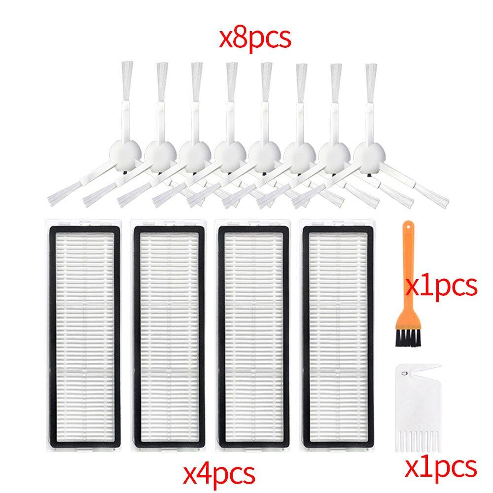 Roller Brush + Hepa Filter + Mop Rag Cloth Replacement Kits for Xiao1C 2C 1T Dreame F9 Robotic Vacuum Cleaner Spare Parts-Set Y