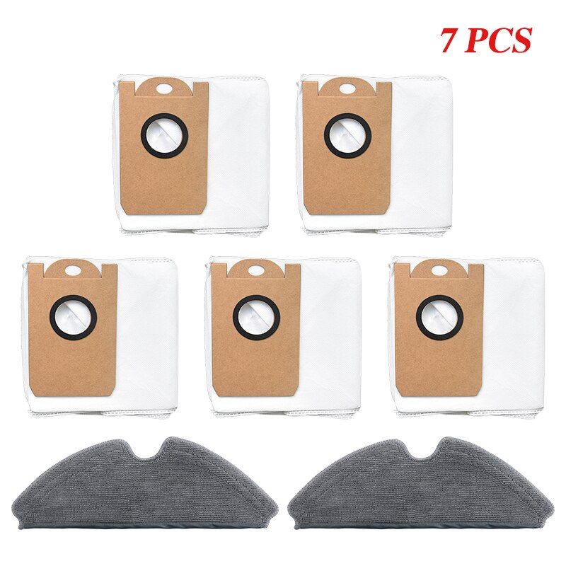 for Proscenic M7 PRO/Kyvol CybovS31 /Uoni V980 PLUS/ Honiture Q6 Robot Vacuum Cleaner Main Brush HEPA Filter Dust Bag Parts-7PCS