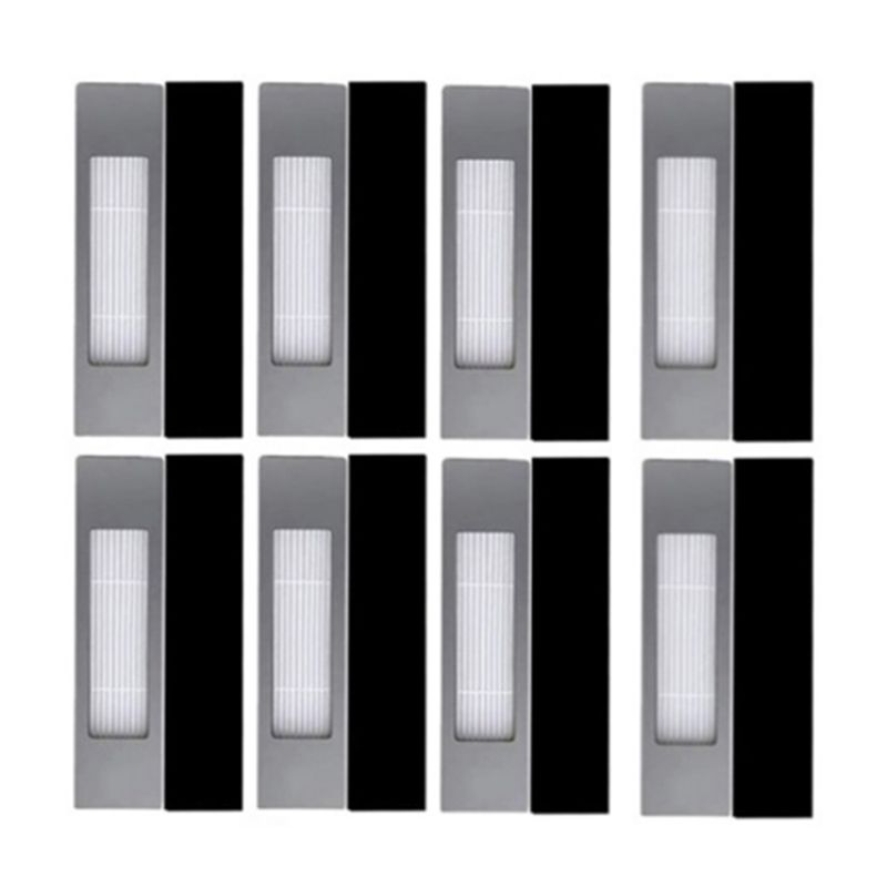 Filter Sets Replacement for Ecovacs Deebot OZMO 920, 950, T5, T8 AIVI Robot Vacuums, 8-Pack