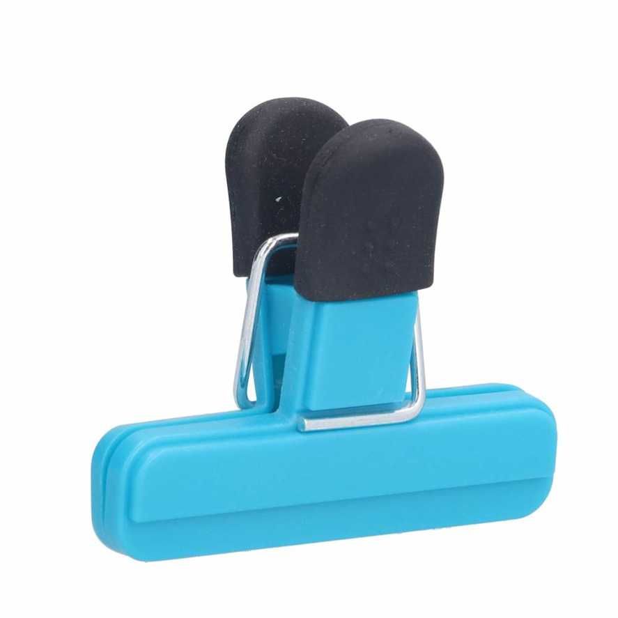 10Pcs Food Clip ABS Chip Bag Good Sealing and Multifunction Non Slip for Kitchen Blue
