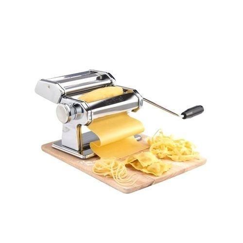 3 in 1 Noodles & Pasta Maker Manual Handhold Stainless Steel- Silver