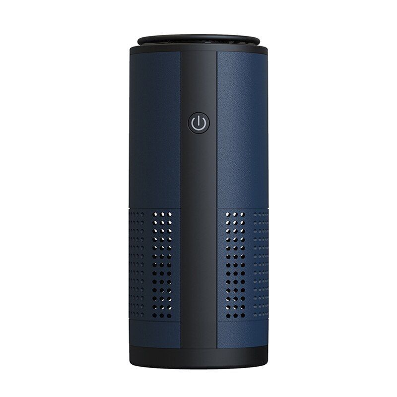 Portable Mini Car Air Purifier Effective Air HEPA Filter Car Negative Ion Purifier For Bacteria/Dust/Pollen/-Chocolate