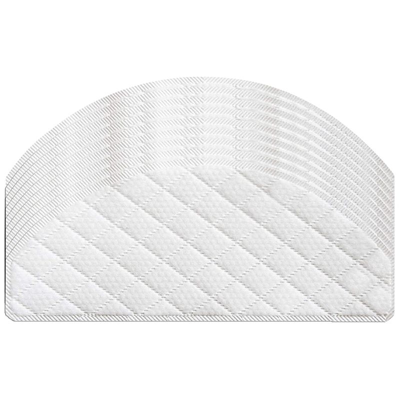 200Pcs Disposable Mop Pads For Ecovacs Deebot Ozmo T8 T9 Vacuum Cleaner Mop Cloths Mopping Pads Spare Parts-white