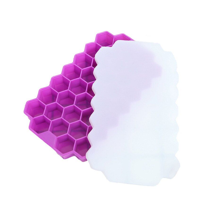Honeycomb Ice Cube Trays Reu Silicone Ice Cube Mold BPA Free Candy Cake Pudding Chocolate Moulds for  Cocktail