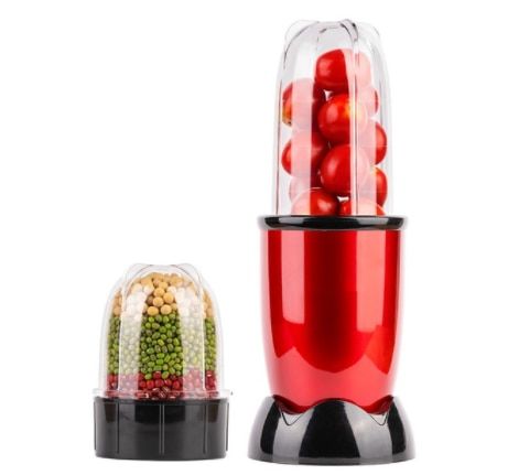 220V 2 Cups 2 Blades Mini Household Electric Fruit Juicer Automatic Dry Grinding Machine Meat Grinder EU/AU/UK/US Plug