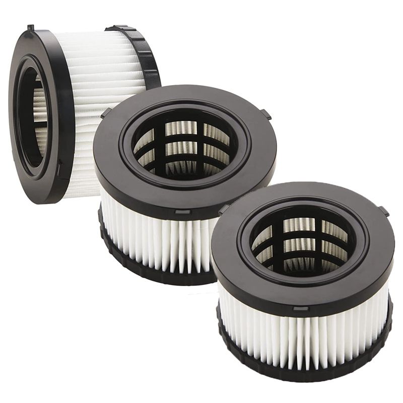 3 Pack HEPA Filter Compatible for Dewalt DC5151H for DEWALT DC515, DCV517 One-Half-Gallon Wet/Dry Vacuums