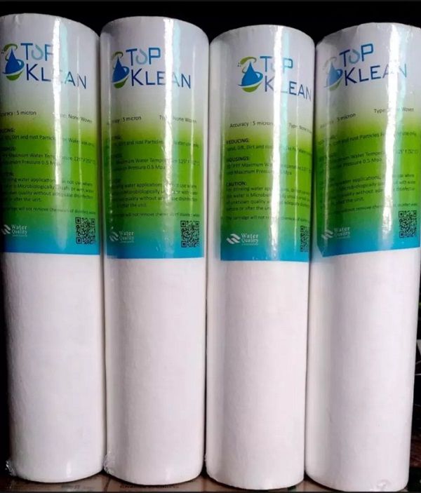 Premium Quality Topklean PP Filter 10inch, 5Micron (100) Price of  4pieces