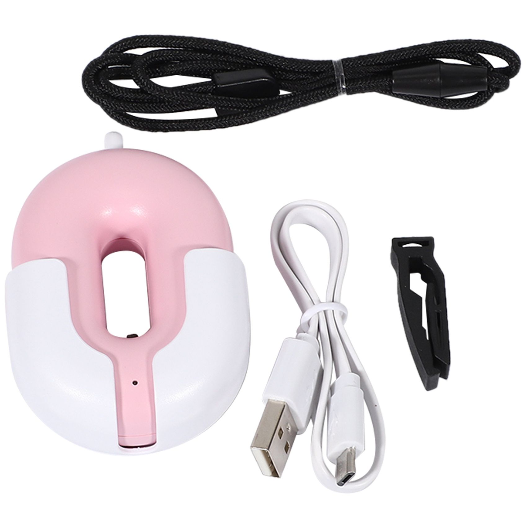 Personal Wearable Air Purifier Necklace/Mini Portable Air Freshener Ionizer/Negative Ion Generator/Low Noise for Adults Pink , air ionizer