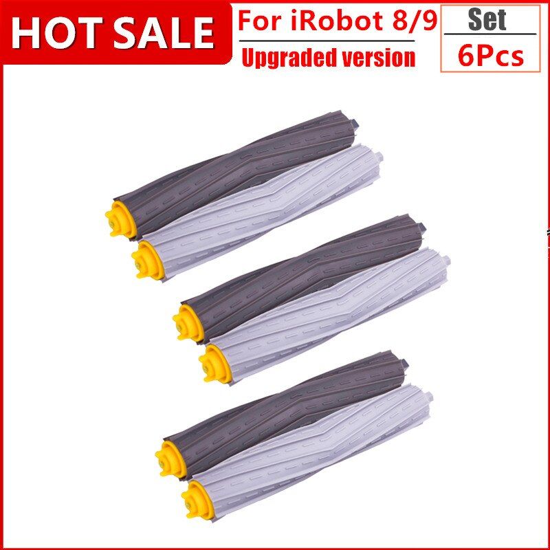 For IRobot Roomba Parts Kit Series 800 860 865 866 870 871 880 885 886 890 900 960 966 980 - Brushes and Filters-6pcs