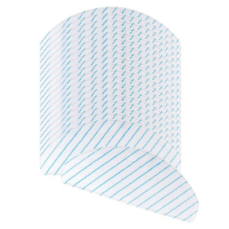 200Pcs Microfiber Mopping Pads for ECOVACS DEEBOT OZMO T8 T8 AIVI T9 Vacuum Cleaner Washable Mop Cloth Rags