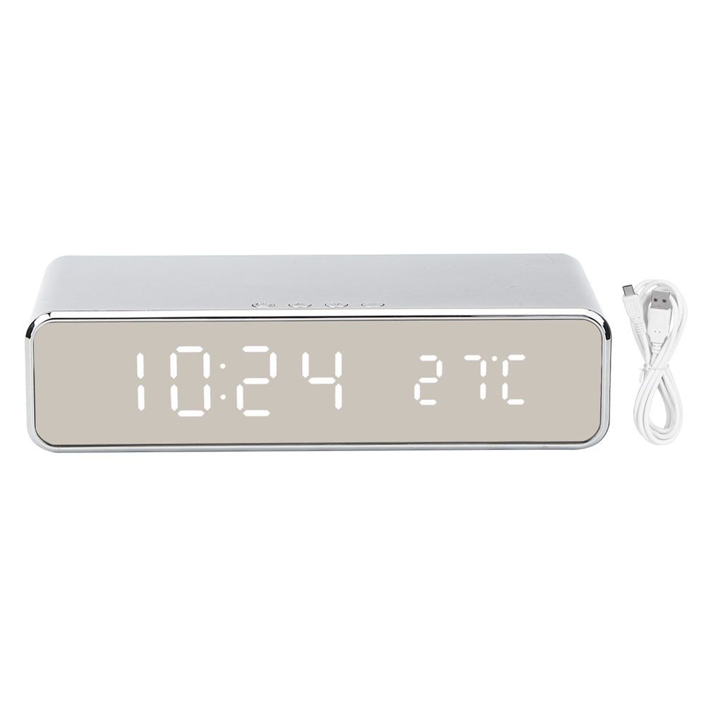 Clock Stylish Appearance 3 In 1 Alarm Compact Wireless Charger Home for Hotel