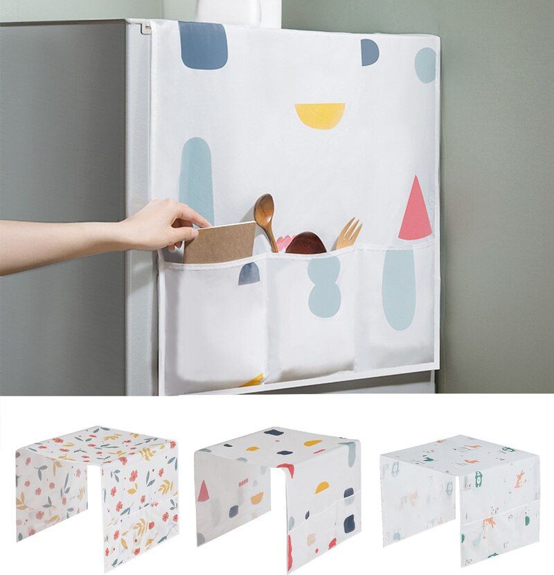 Waterproof Refrigerator Dust Cover Household Freezer Storage Bags Home