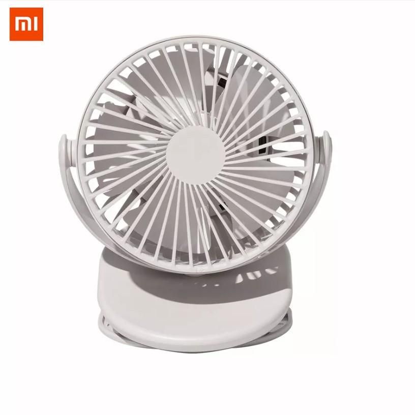 Original Xiaomi Clip-on Fan 360 Degree Rotating Mini 3 Speed Handheld USB Electric Fan For Office Home