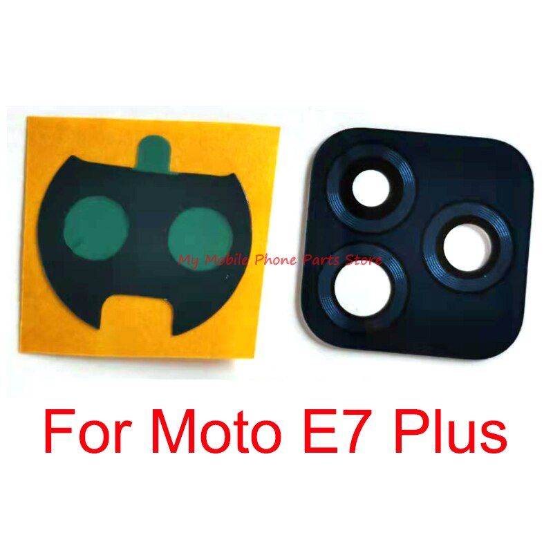 Rear Back Camera Lens For Motorola Moto E7 Plus E7plus E7+ Back Main Big Camera Glass Lens Replacement Parts