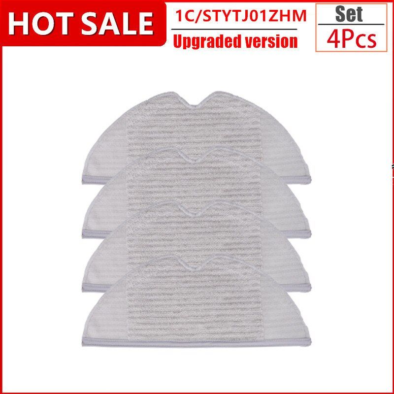 Robot Vacuum Cleaner Water Tank Cleaning Cloth Fitting For jia 1C mop pro home replacement xiaspare Parts-4pcs