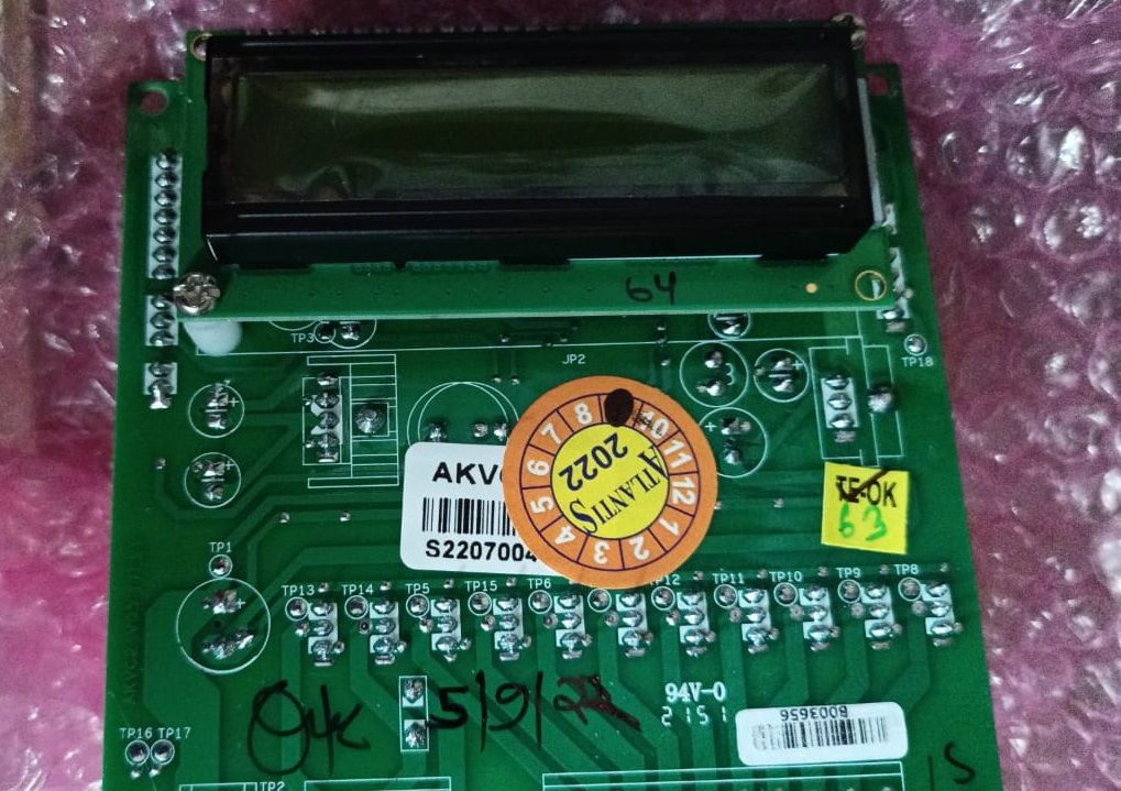 MOTHERBOARD FOR ATLANTIS LED 2 LANE COFFEE VENDING MACHINE