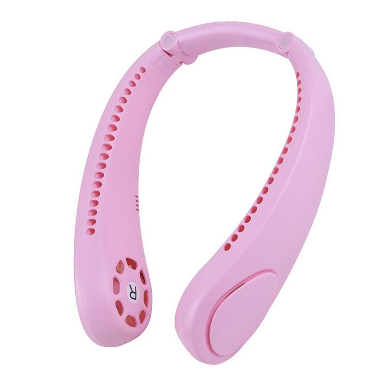 Bluetooth Neck Fan,Portable Neck Fan + Dual Bluetooth Speakers Personal Air Conditioning Fan for Sports,Travel