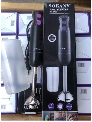 Sokany Electric Food Blender Mixer Vegetable Meat Kitchen Hand Mixer Egg Beater