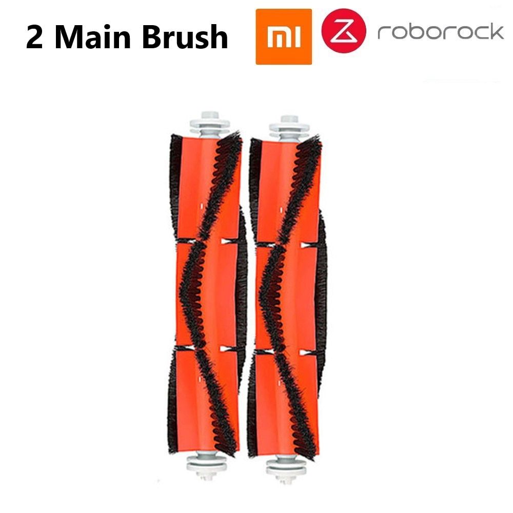 Xiao1 1S Roborock S5 S6 MAX S6 Pure Accessories Vacuum Cleaner Parts Washable Mop Cloth HEPA Filter Main Brush Side Brush-2 pcs