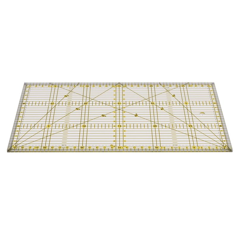 Ruler Diy Drawing Cutting Craft Ruler Sewing Mat Kits 30 x 15Cm