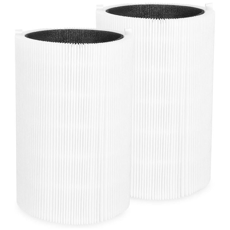 2 Packs of Blue Pure 411 Replacement Filters for Blueair Blue Pure 411, 411+ & MINI Air Purifiers