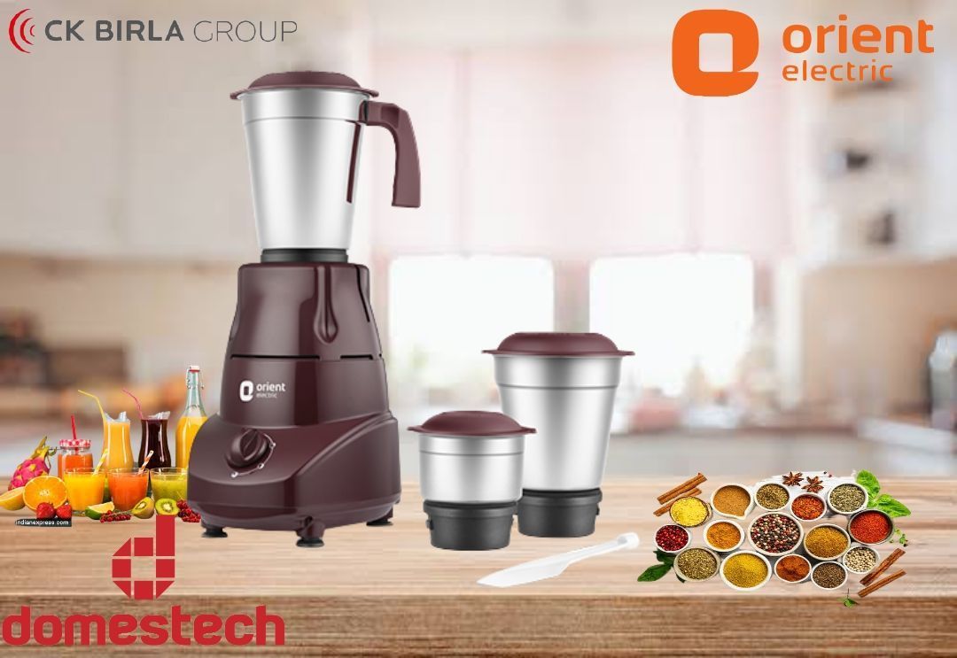 Orient Bolt Super 500 Watts (3 Jars) Mixer Grinder / Blender / Juicer