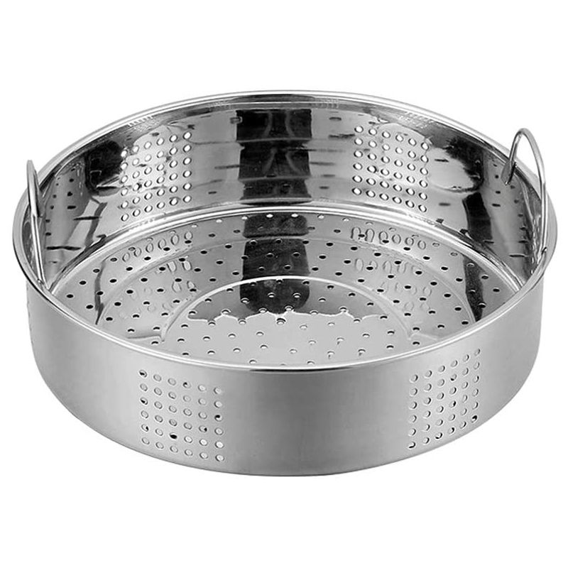 Stainless Steel Steamer Basket Thicken Steamer Basket for Steaming Dim Sum Dumplings Buns Vegetables Meat Fish Rice