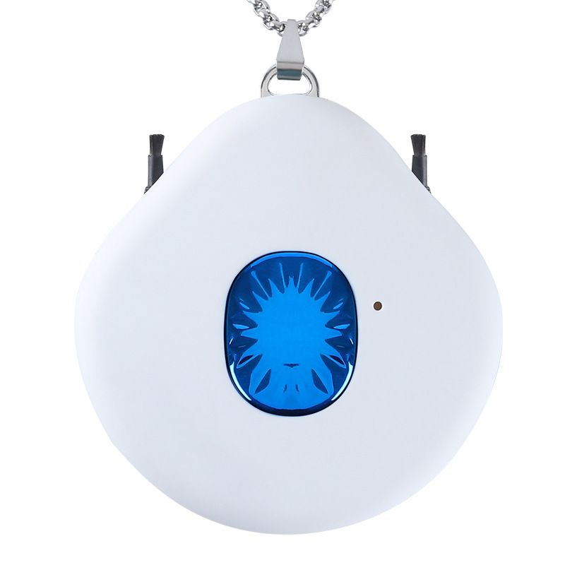 USB Portable Wearable Air Purifier Personal Mini Air Necklace Negative Ion Air Freshener No Radiation Low Noise White Exquisite Product