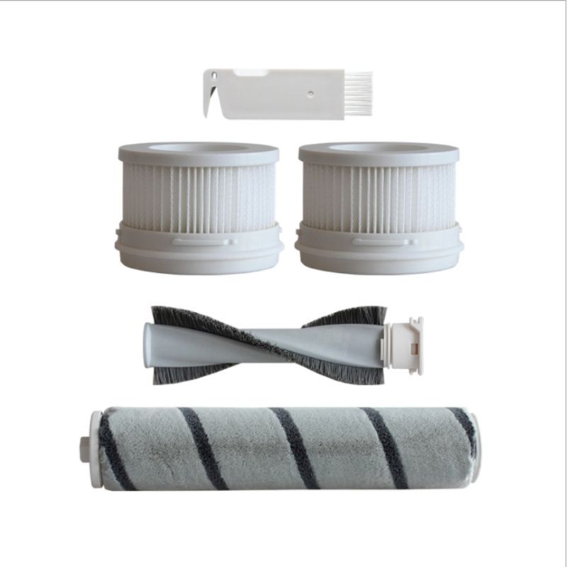 1 Set HEPA Filter Fluffy Cashmere Roller Brush Mite Bristle Brushes for XIAOMI MIJIA Dreame V9 V10 V11 1C Vacuum Cleaner