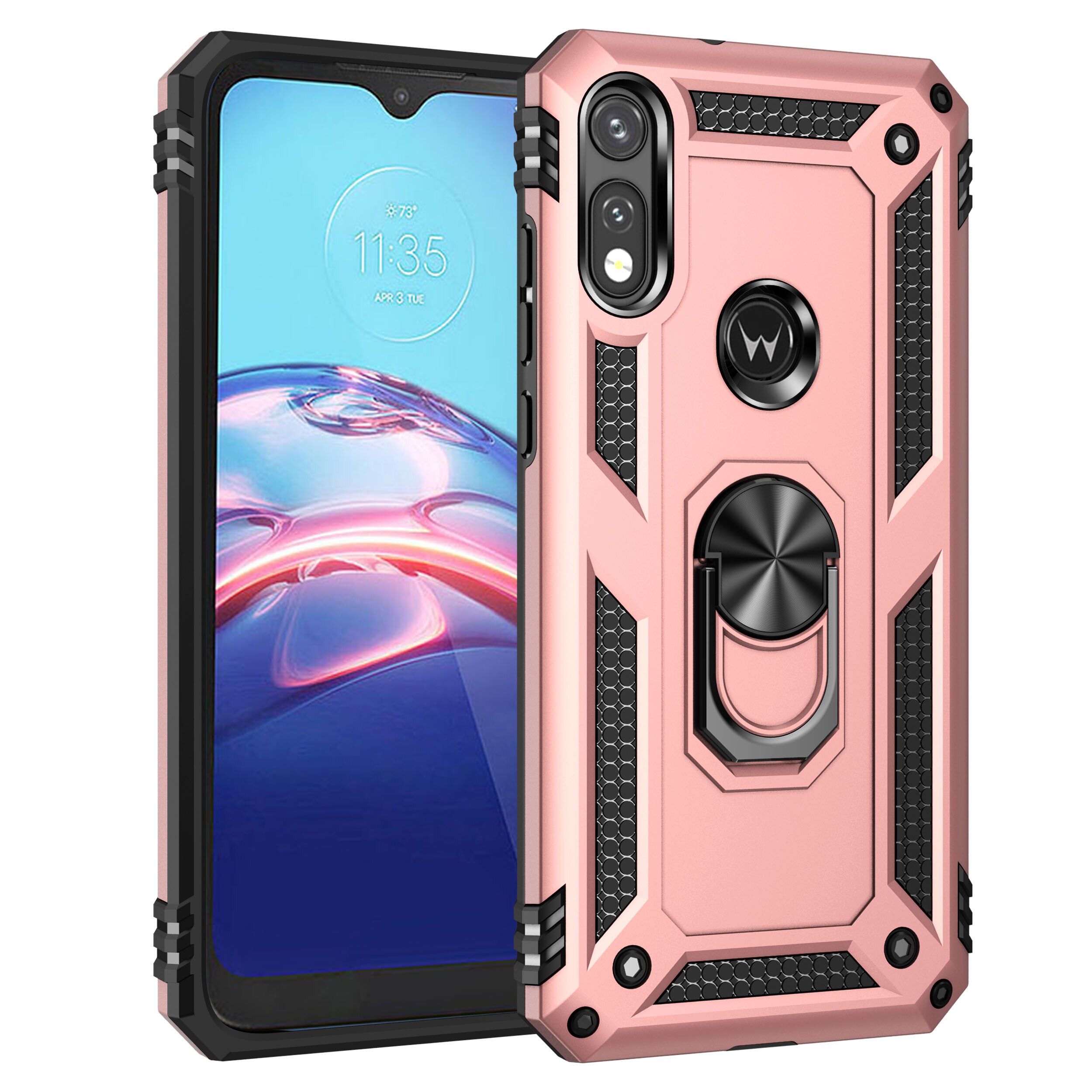Fashion Armor Rugged Anti Fall Kickstand Protection Phone Case For Motorola G7 E5 E6 G6 E7 E6S E Z4 Play Plus Power 2020 Cover