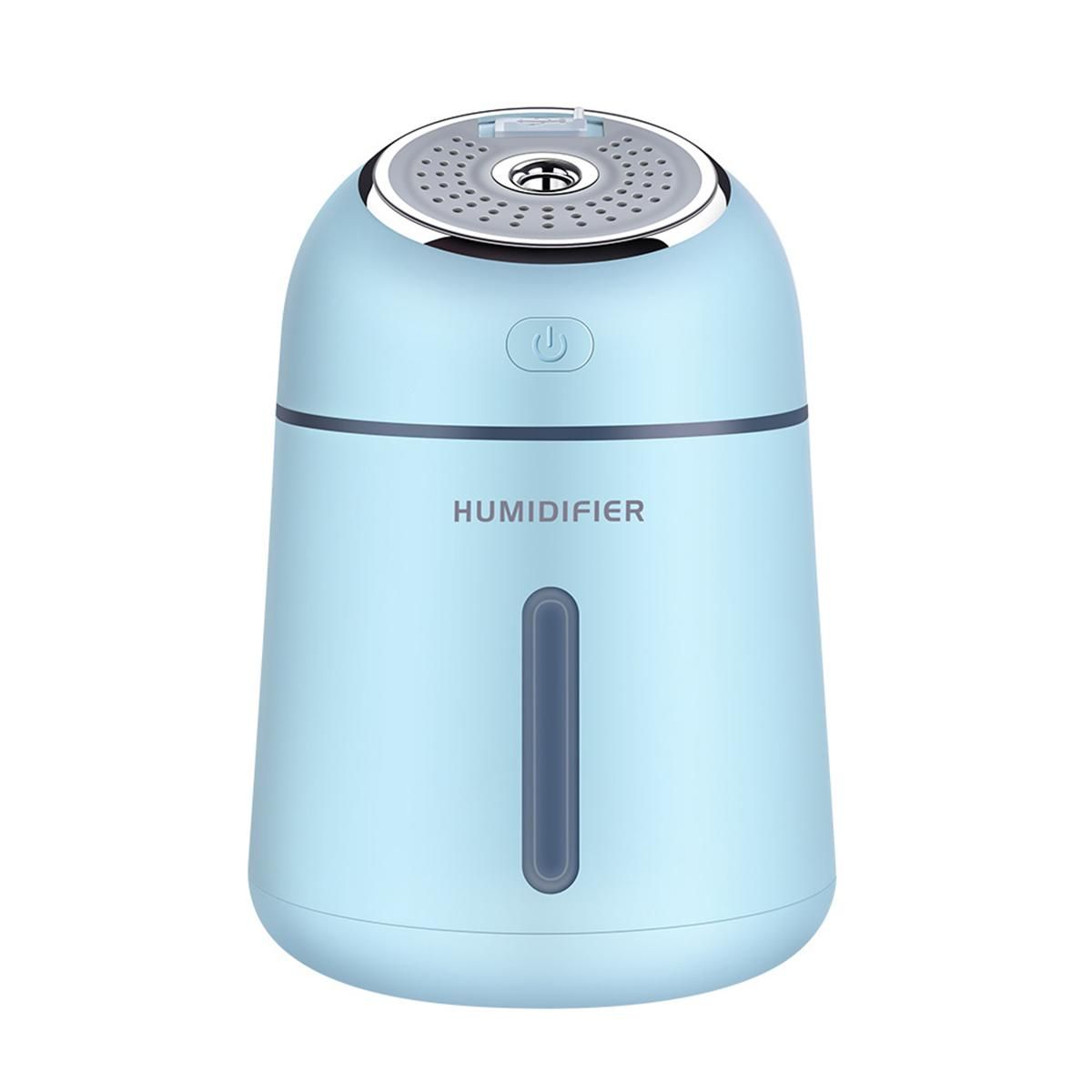 3-in-1 USB Humidifiers Fan And Light With 330ML Water Tank 18 Hours Working Time Waterless Shut-off