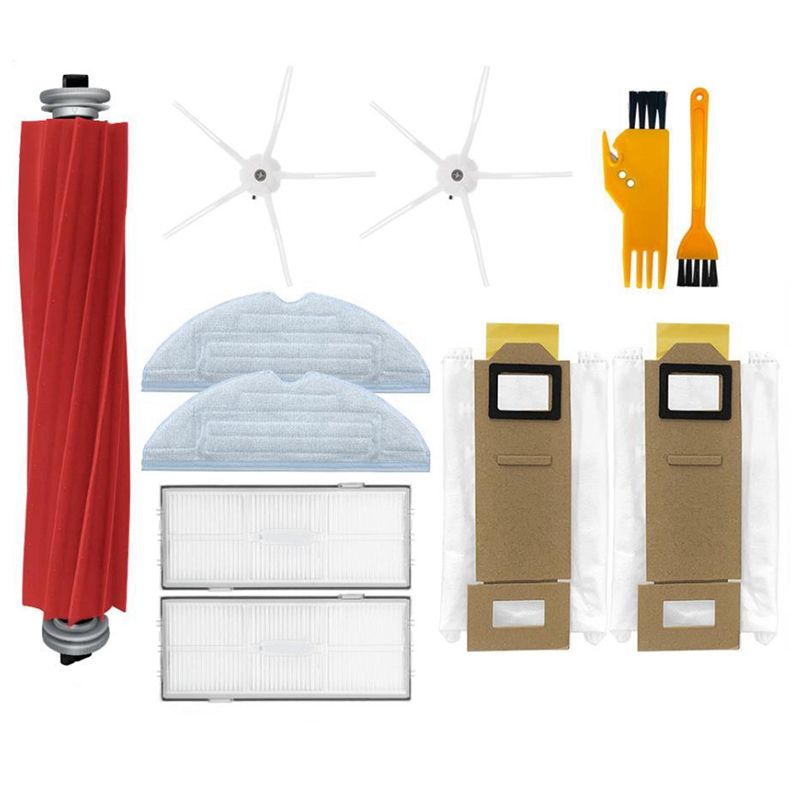 For Xiaomi Roborock S7 / T7S Plus Mop Rag Bag Hepa Filter Side Roller Brush Vacuum Cleaner Spare Parts Accessories