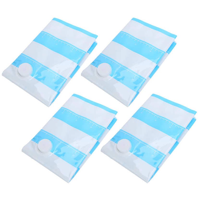 Storage Bag Travel Vacuum Reusable Clothes Quilt Blanket Bags with 3.5cm Air Inlet