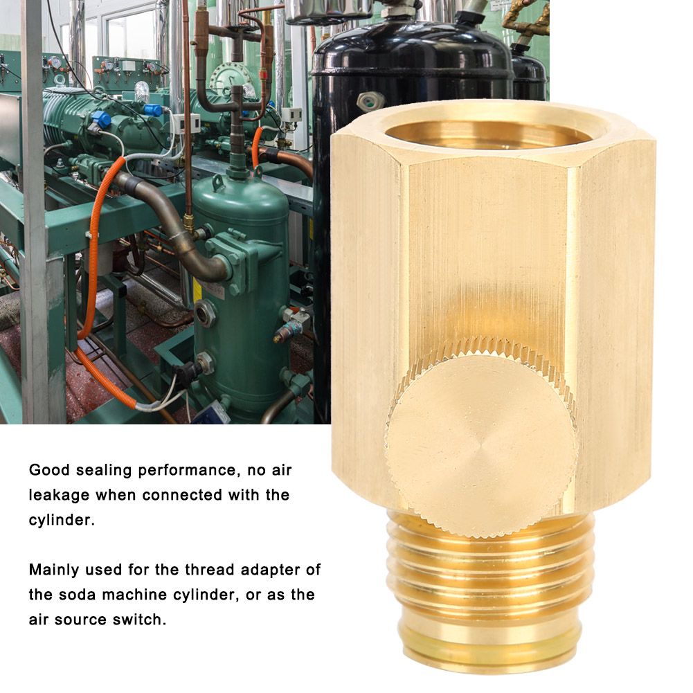 Soda Adapter Valve With Switch Female Thread TR21-4 To Male G RE