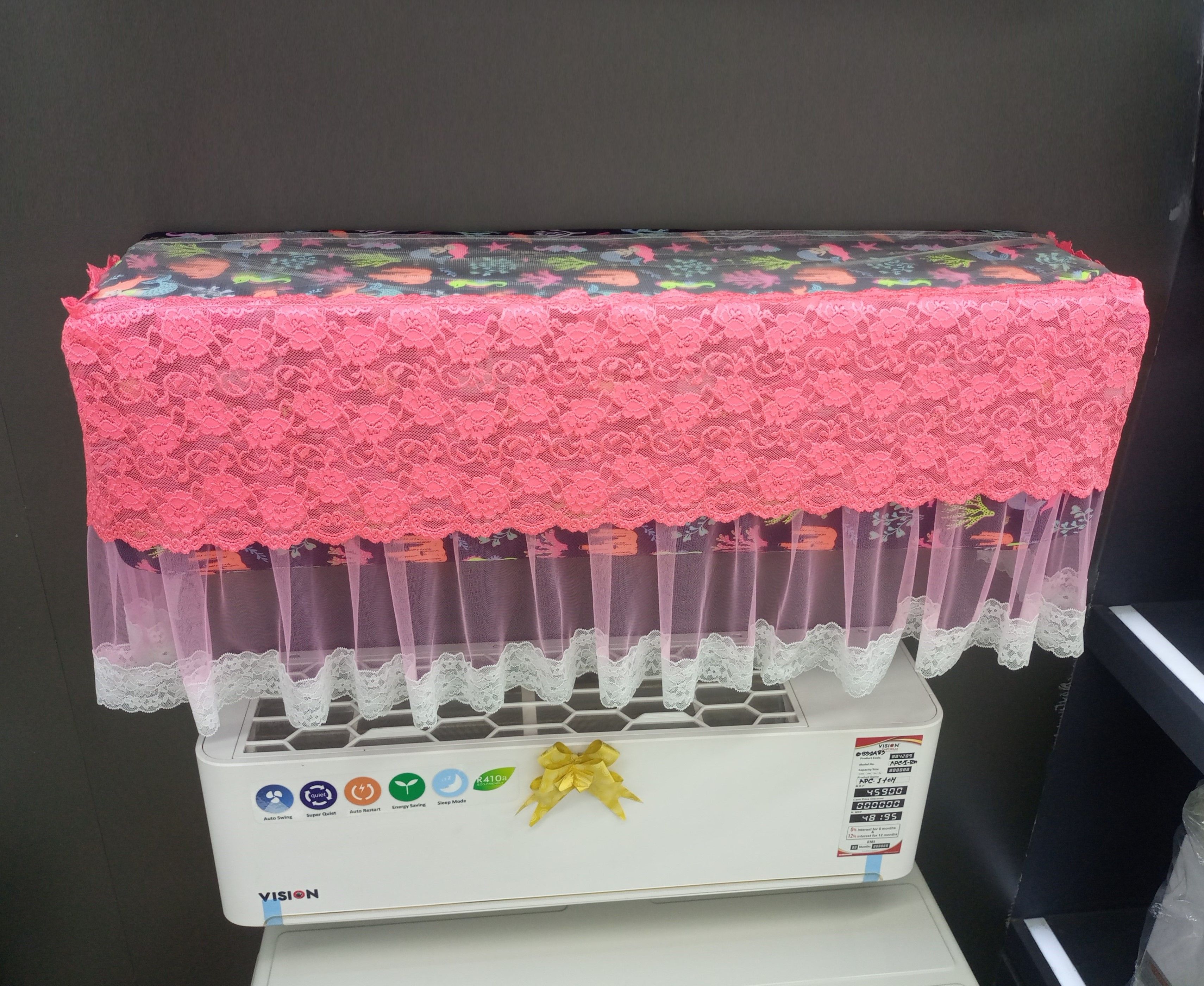 Dustproof Colorful Design Protective Cover for 1 ton or 1.5 ton Air Conditioner