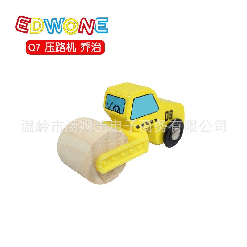 wooden engineering car series for BRIO track toy wooden track train scene toy car children's wooden toys variety optional w1