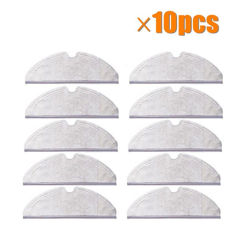 For XiaoRoborock  S50 S51 S55 S6 S6 Pure Accessories Vacuum Cleaner Parts Washable HEPA Filter Main Brush Side Brush-10pcs