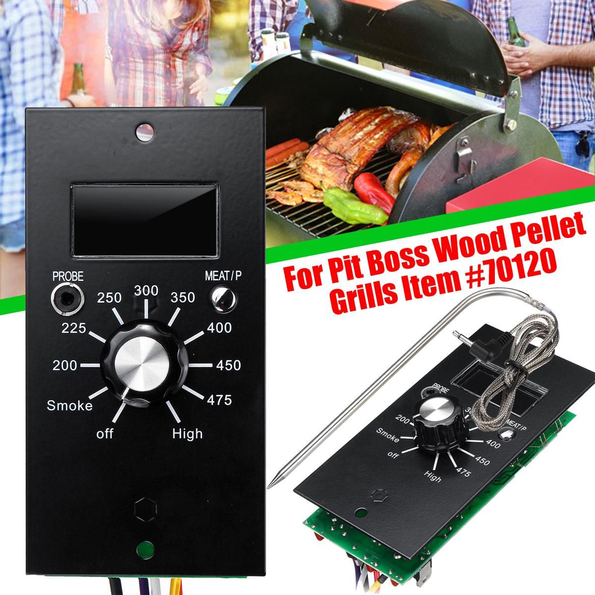 Digital Thermostat Control Board+ Probe For Pit Boss Wood Pellet Grills #70120 -