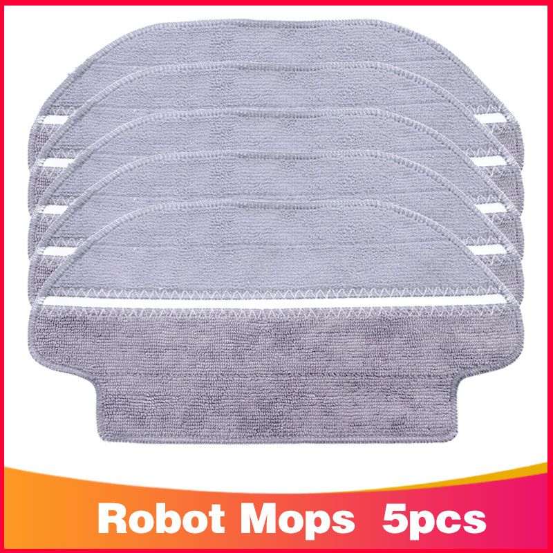 Hepa Filter Main Brush  Mop Cloth Replacement Parts for Conga 3290 3490 3690 / Proscenic M7 Robot Vacuum Cleaner-5 Dry Cloth